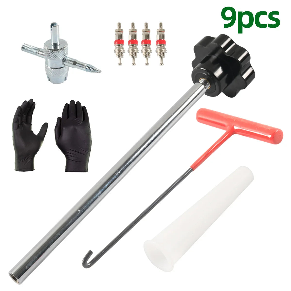 Auto Tire Valve Stem Changer Tool For TR413 TR414 High Heads Removal Installation Kit Car Repair Accessories Set Quake B