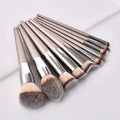 10 Makeup Brush Set Professional Foundation Concealer Powder Eyeshadow Blush Brush Blending Cosmetic Beauty Tool for Face & Eye Quake 10pcs
