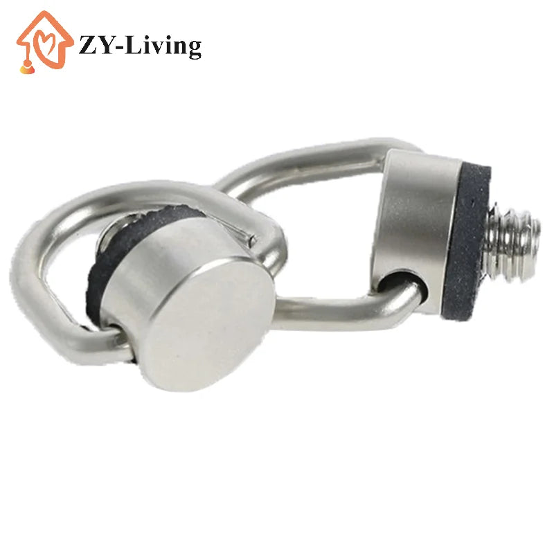 1/4 Inch D Ring Strap Screw Quick Release Plate Adapter Camera Photography Accessory Quake