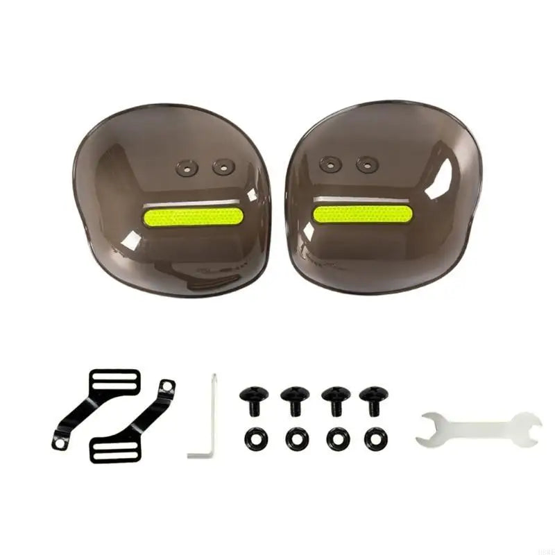 H8WE PVC Electric Scooter Handlebar Protectors Handlebar Guards Comprehensive Weather Resistance Guards set for Motorcylce Quake A China Mainland