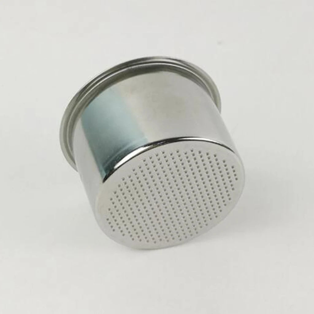Double Layer Coffee Maker Filter Stainless Steel Powder Bowl Replacement for Home Espresso Machine Quake