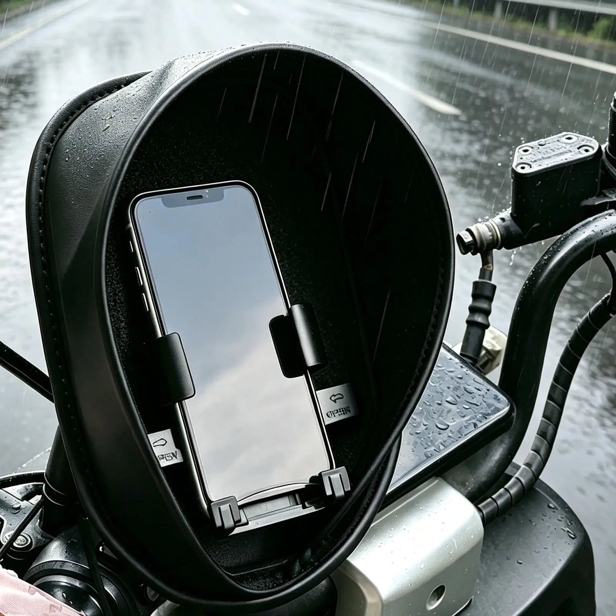 Universal Phone Shade From Sun Non Slip Anti Glare Protector for Motorcycle Holder Outdoor Riding Driving Commuting Delivery Quake