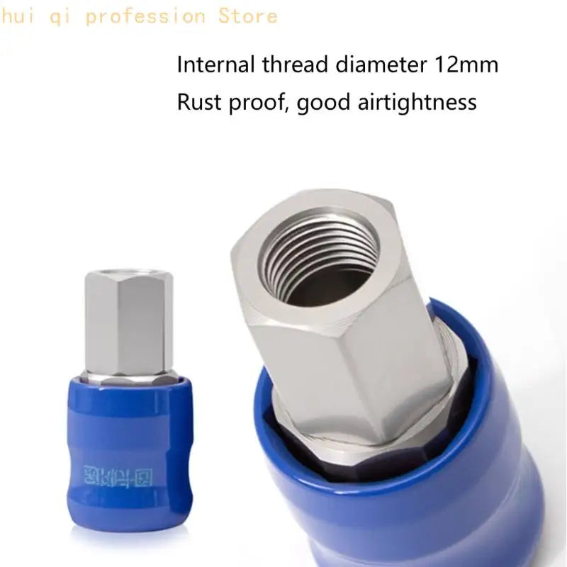 Upgrades Airline Coupling with Silicone Seal & 45# Steel Shell for Routine Use H8WE Quake
