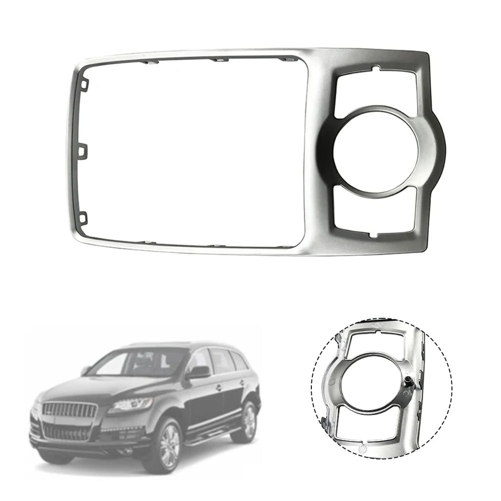 Front Console Chrome Frame Trim Replacement Part 4L0864260A for For Q7 2006 2015 Model ABS Material Construction Quake