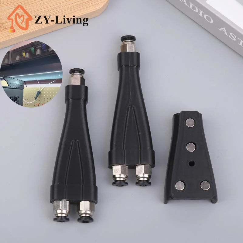For Bambu Lab Connector Pipe Expander Y Connector Bowden Coupler Pneumatic 3D Printers Upgrades Parts PC4-10 4mm Out Diameter Quake