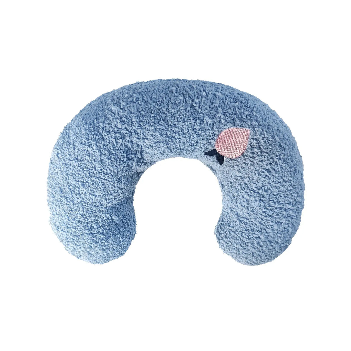 Fair Little Pillow for Cats Ultra Soft Fluffy Pet Calming Toy Half Donut Cuddler Joint Relief Sleeping Improve Machine Washable Quake Blue B13302B