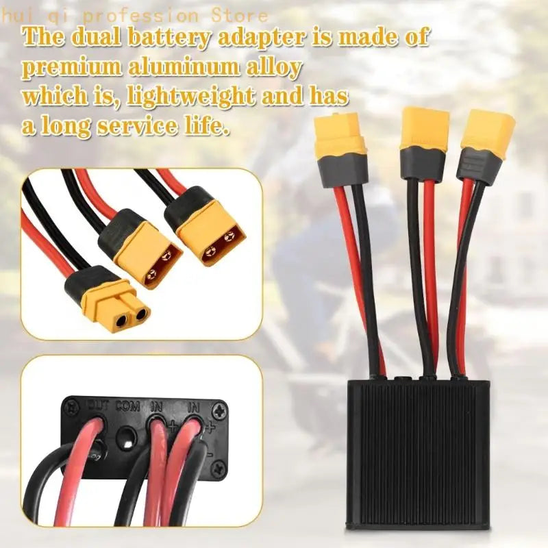Battery Pack Balance Discharger for E-Bike Maintenance Tasks, Service Workflows, and Energy Storage Debug Applications 2 Pack Quake