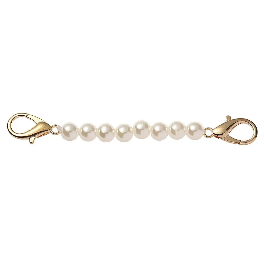 High Quality Pearl Belt Accessories Pearl Strap DIY purse Replacement Long Beaded Chain Bags Handbag Handles Quake 10cm