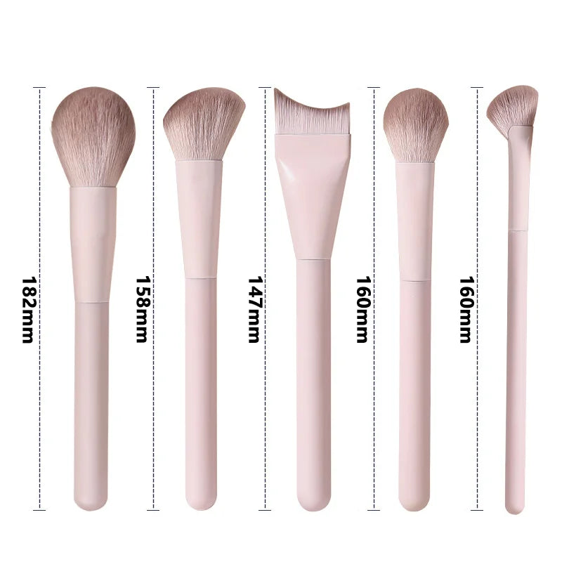 13PCS Makeup Brush Set Foundation Concealer Eyeshadow Makeup Brush for Liquid Cream Soft Dense Cosmetic Makeup Beauty Tool Quake