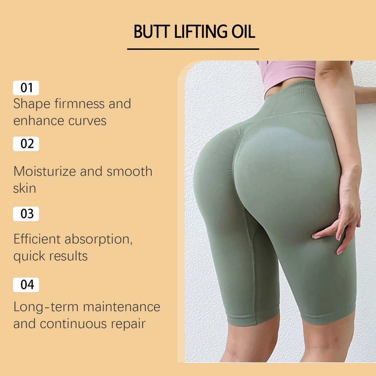 Hip Lifting Oil Buttock Lifting Oil Firming Nourishing Moisturize Tighten Shaper Bum Sexy Body Butt Massage Care Essential Oil Quake