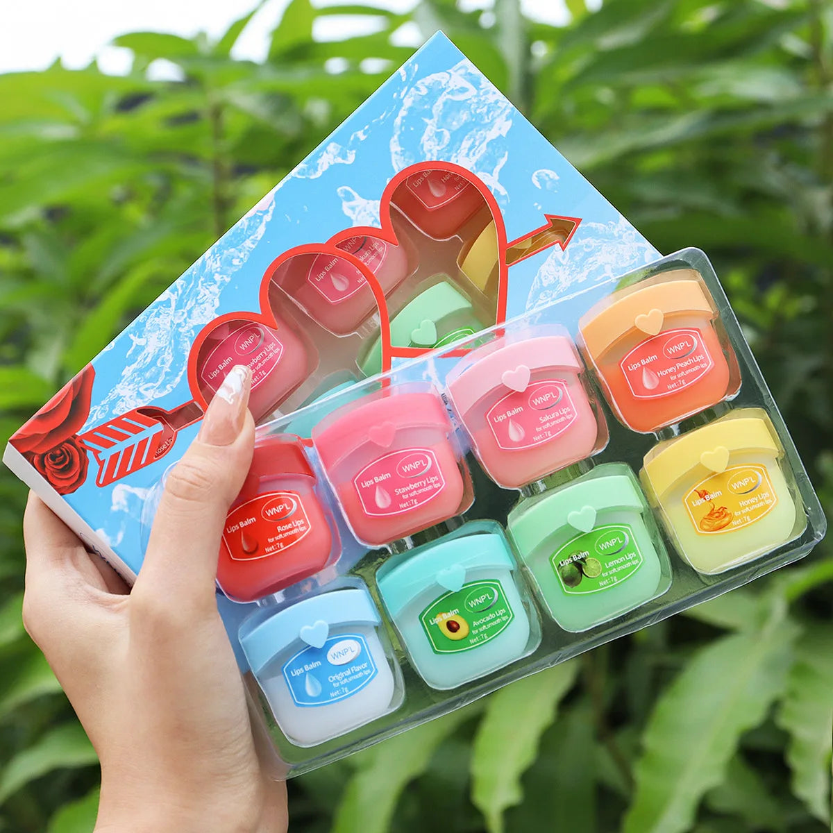 New 4/6/8pcs Moisturizing Lip Balm Sets Lipstick Makeup Natural Plant Base Moisturizer Lip Balm Anti-Cracking Lips Skin Care Quake 8pcs