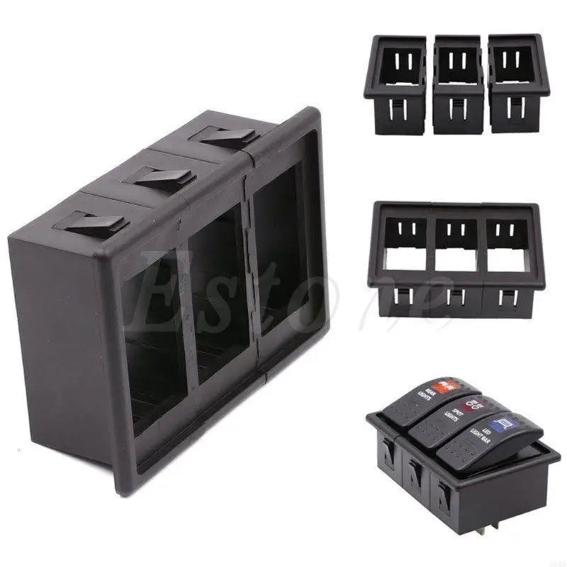H8WE 3 Clip Panel Assembly Patrol Holder Housing For ARB Carling Type Quake