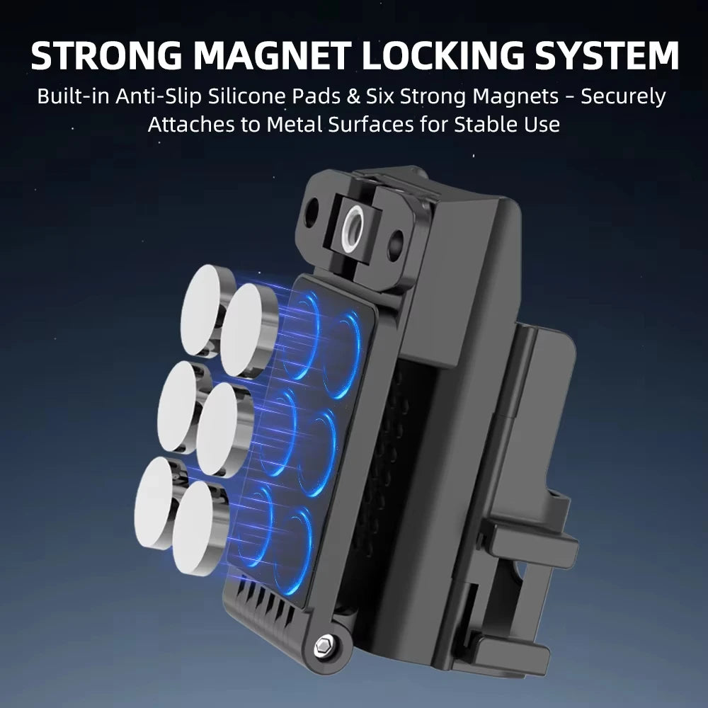 BRDRC Magnetic Mount for DJI Osmo Pocket 3,Quick Release Adapter Frame Holder,Pocket 3 Outdoor Travel Vlogging Accessories Quake