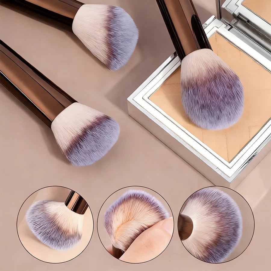 13 pcs Makeup Brush Set, Dense Bristles, Aluminum Alloy Handle, Suitable for All Skin Types Quake