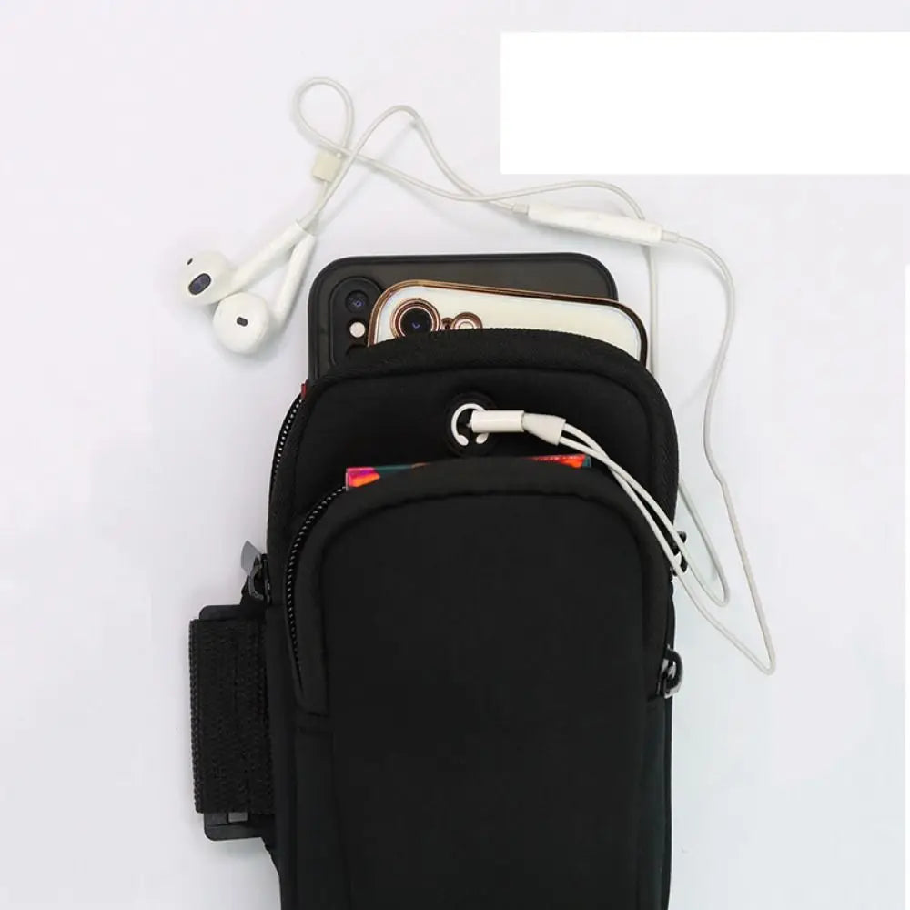Universal Waterproof For Phone Money Keys Running Accessories Arm Bags Sports Armband Phone Case With Headset Hole Quake