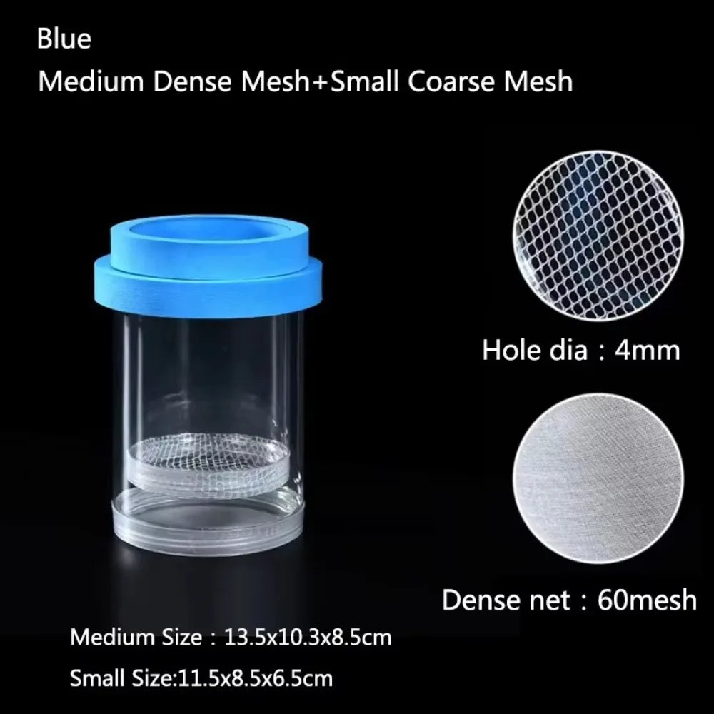 Plastic Mesh Floating Hatching Box Transparent Shrimp Guppy Floating Fish Breeding Isolation Box Detachable Aquarium Breeder Quake