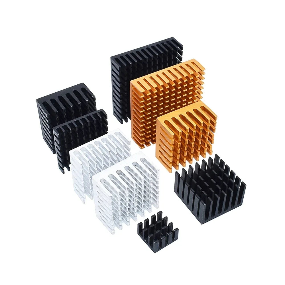 Golden Black Aluminum Radiator IC Heat 14*14*8mm Sink Heat Sink 40 X 40 Mm X 11 Mm / 28 X 28 X 6 / 25 Mm Quake