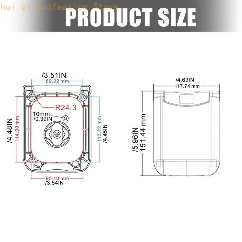 Water Fill Port with Hinged Cover and Keyed Cap for Motorhome Use H8WE Quake