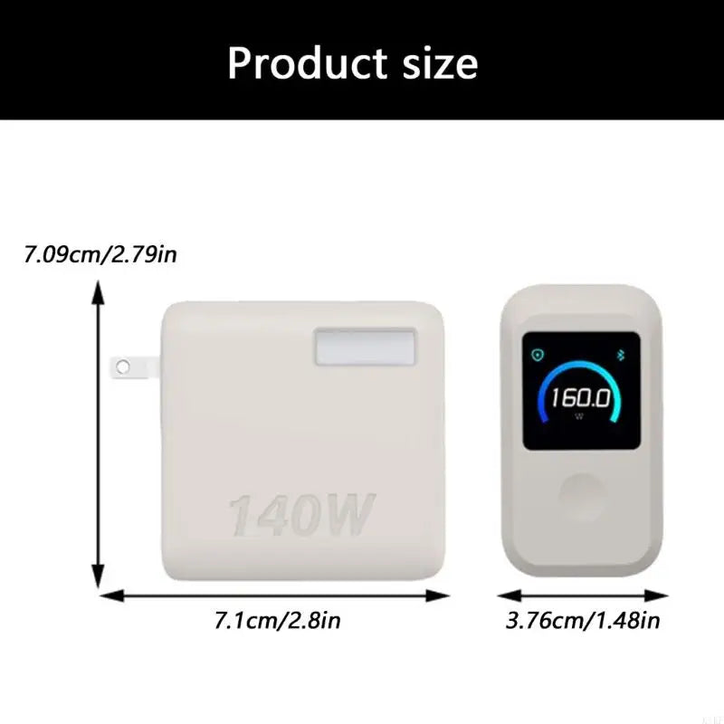 Lightweight Protector Case for B2697 140W Charging Head Easy to Carry Charging Head Protective Sleeve K1KF Quake