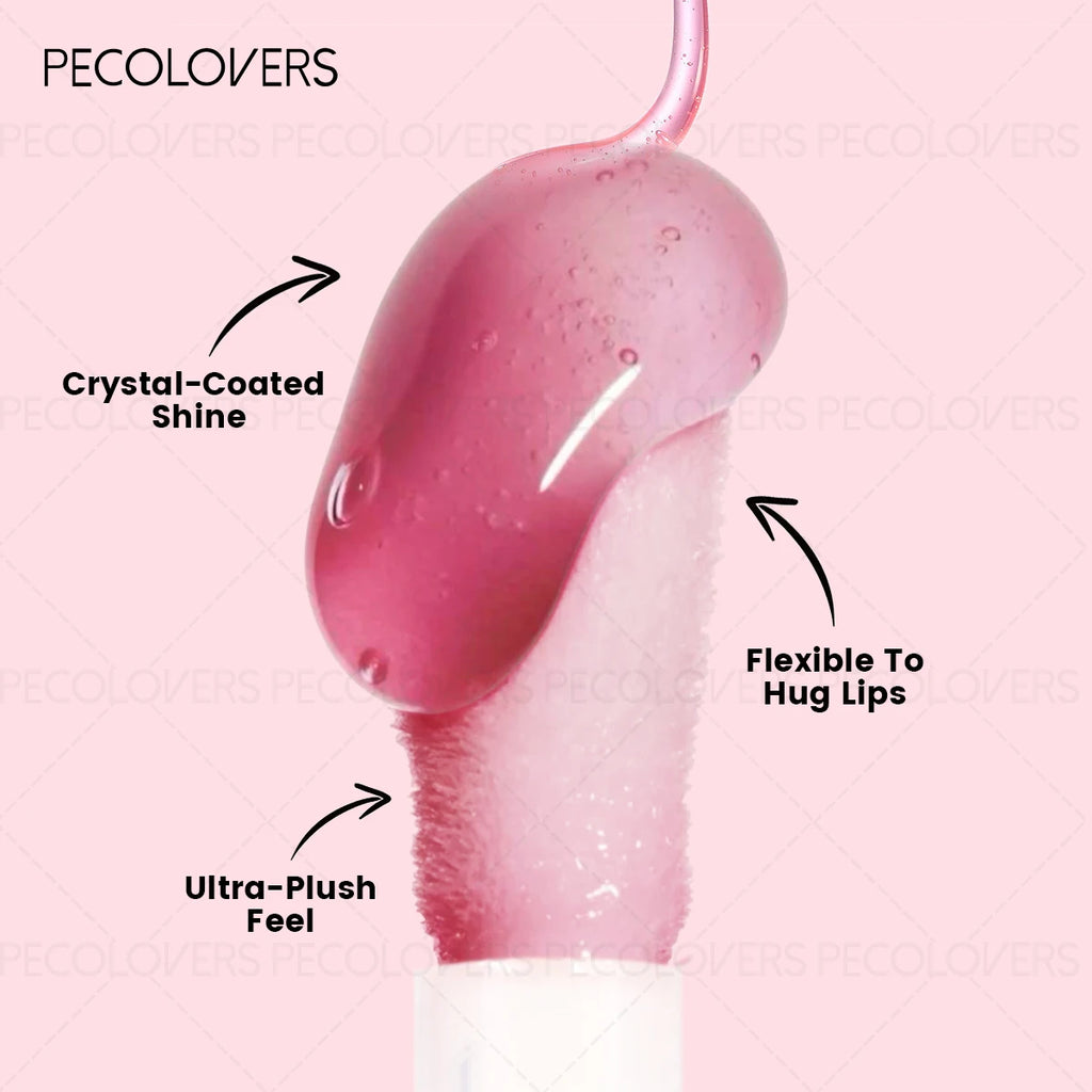 1 Pc Hydrating Highlight Lip Oil Lip Glaze, Silky Moisturizing Lip Gloss Lip Balm, Moisturizing Mirror Gloss, Daily Makeup Quake