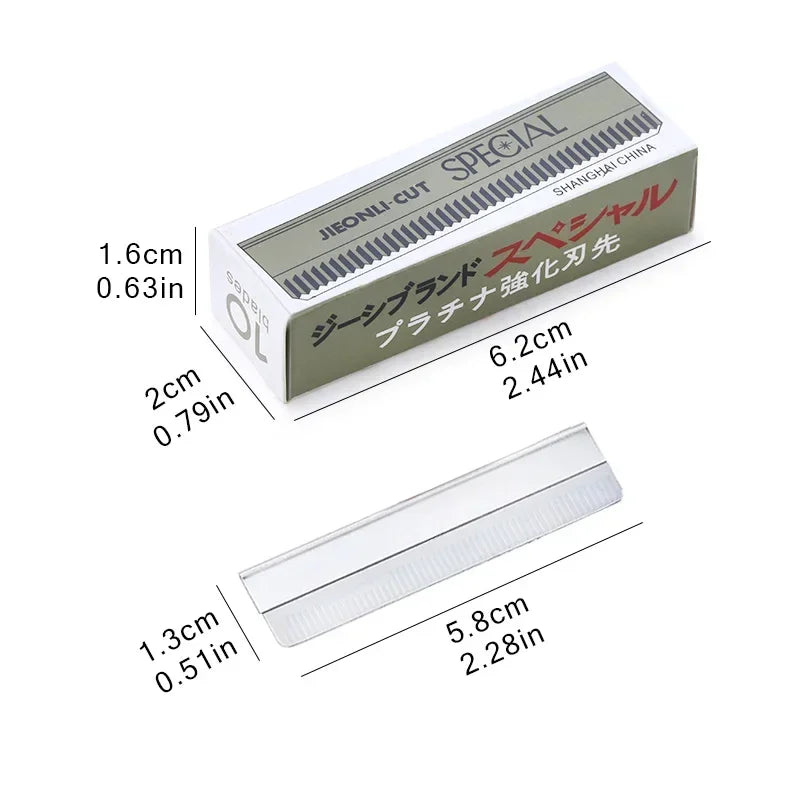 20Pcs Eyebrow Remover Stainless Steel Trimmer Hair Women Razor For Eyebrows Face Shaver Hair Removal Knife Makeup Tools Quake