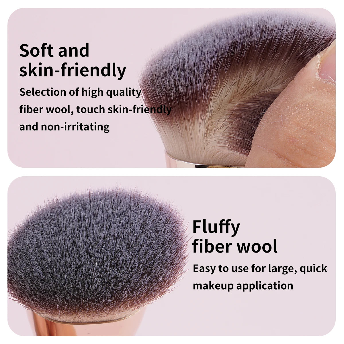 MAANGE 4pcs Basic Makeup Brushes Set With Box Dual-ended Foundations Powder Blush Details for Eyeshadow Brushes Beginner Travel Quake