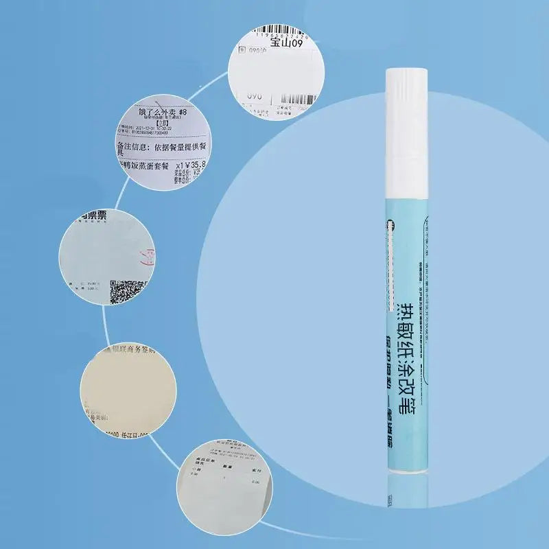 Thermal Paper Eraser Pen Parcel Label Data Correction Courier Shopping Bill Thermal Paper Eraser Pen Privacy Protection Pen Quake