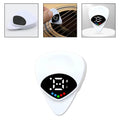2-in-1 Guitar Picks Tuner Tunning For Acoustic Electric Guitar Bass Mandolin Muscial Instrument Accessories Guitar Tuner Quake WHITE