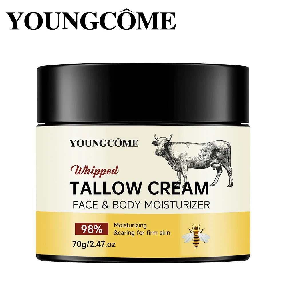  Tallow Cream Face & Body Face Cream Moisturiser Facial Anti Aging Skin Care Repair Fade Fine Lines Wrinkle Remover Face Cream Quake