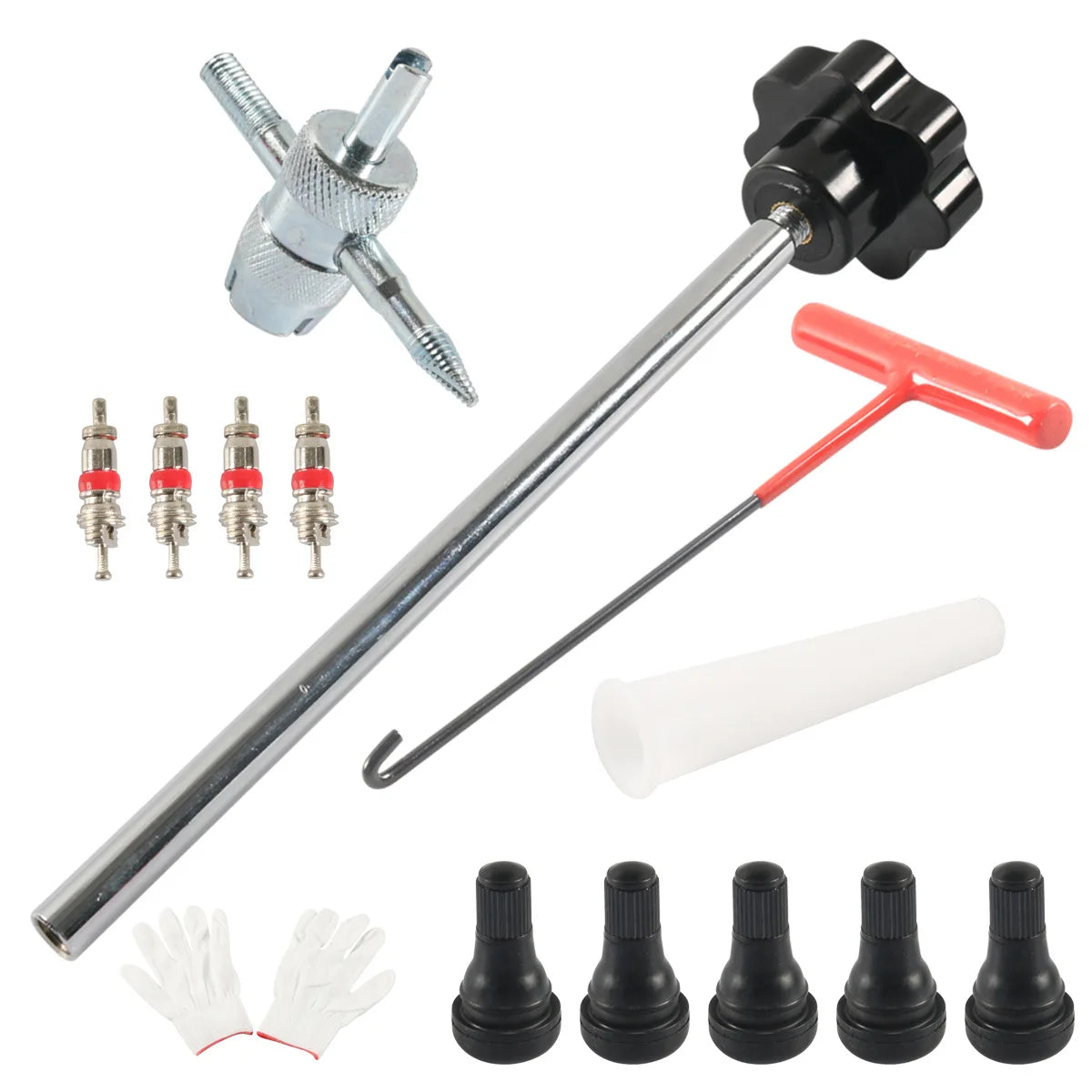 Auto Tire Valve Stem Changer Tool For TR413 TR414 High Heads Removal Installation Kit Car Repair Accessories Set Quake