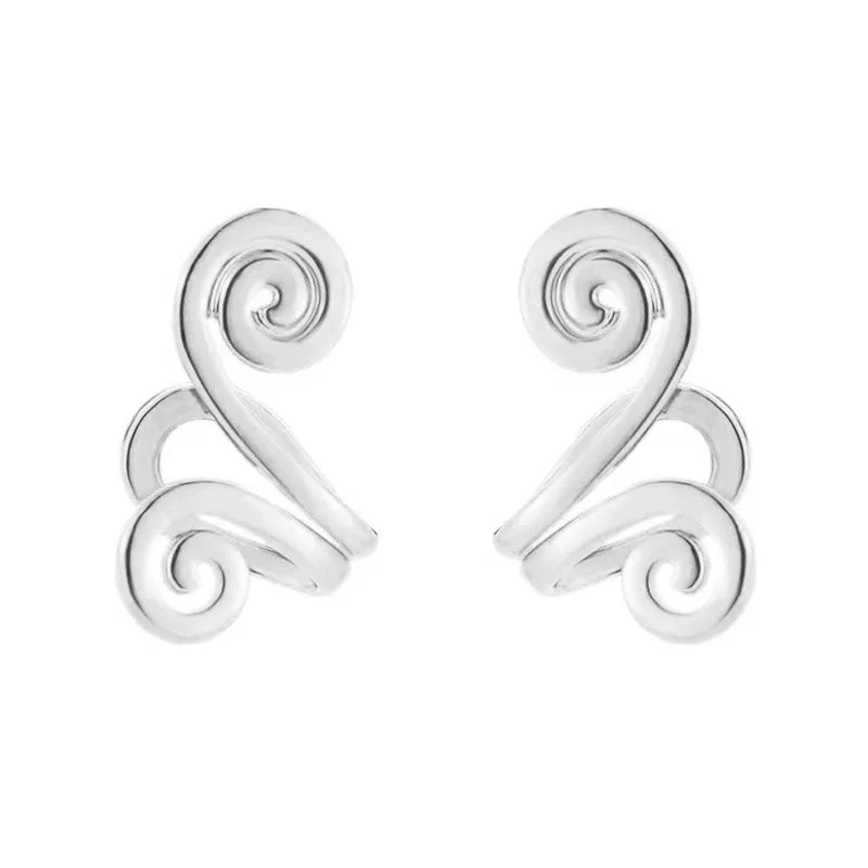 Healthcare Weight Loss Non Piercing Earrings Acupressure Slimming Earrings Slimming Healthy Stimulating Acupoints Gallstone Clip Quake Silver