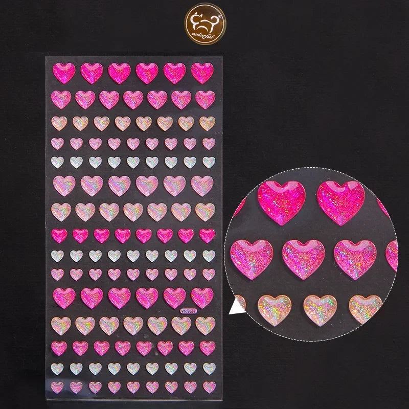 Rhinestone Crystal Face Stickers Diamond Face Makeup DIY Decoration Disposable Acrylic Tattoo Stickers Drill Phone Eyes Sticker Quake 04