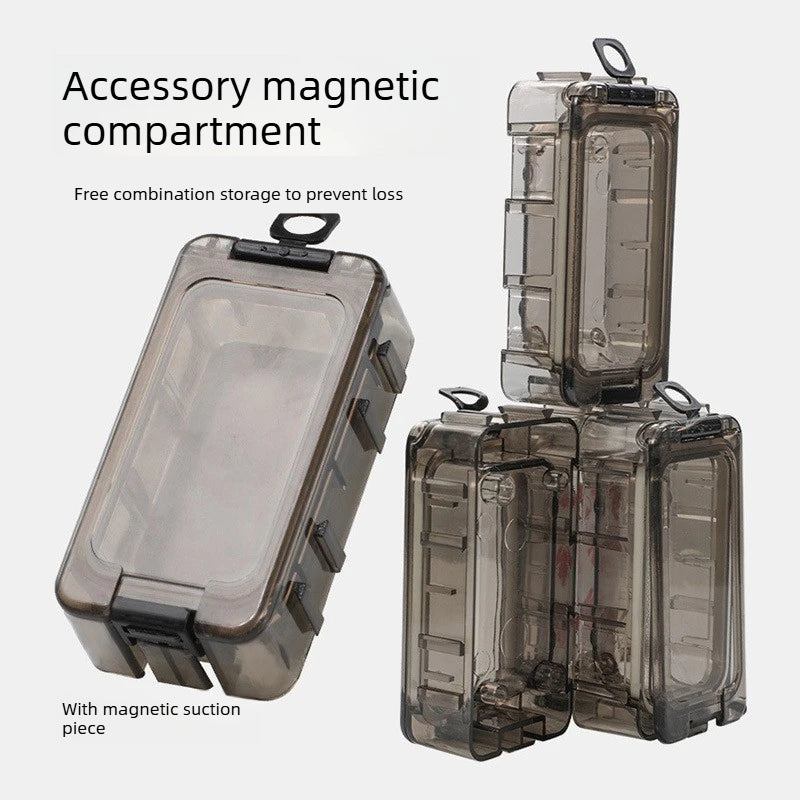 Connectable Fishing Tackle Box Modular Lure Bait Storage Case Waterproof Portable Hook Accessory Organizer for Fishing Quake
