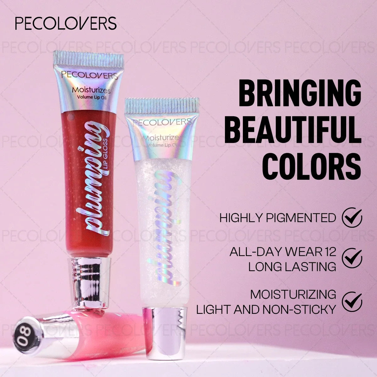 10 Pcs/SET Moisturizing Lip Gloss with Shimmer, Nourishing Effect & Long-Lasting, Hydrating Liquid Lip Shine Oil, All Types Quake