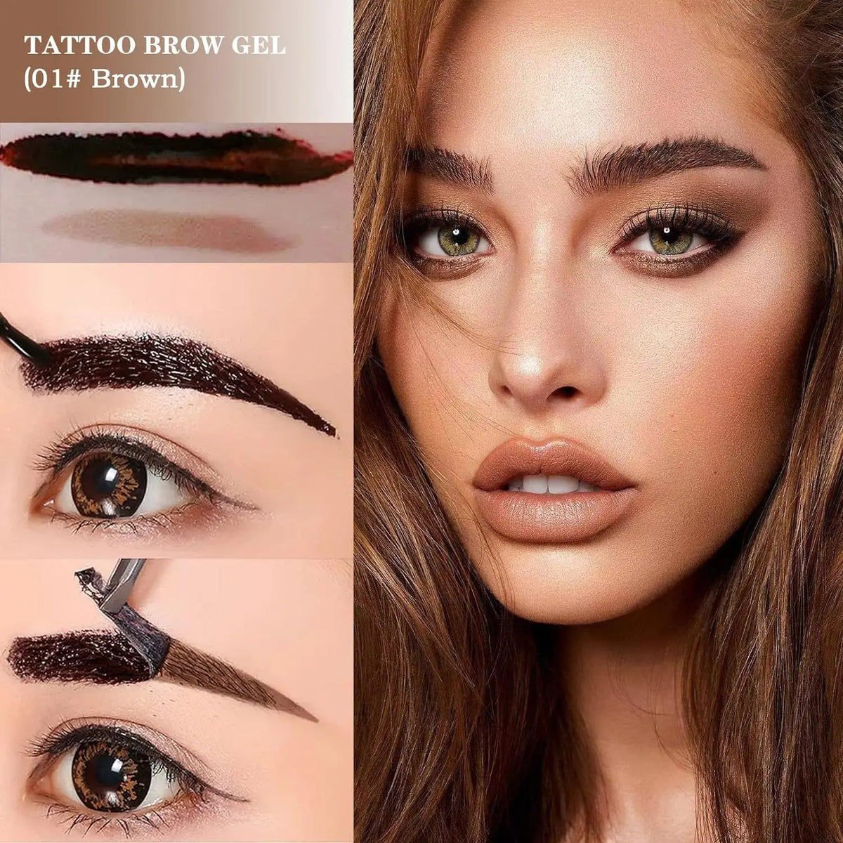 Dyeing Eye Brow Tattoo Tint Peel Off Eyebrow Eyeliner Freckles Dye Cream Waterproof Eyebrow Enhancer Gel Make Up Cosmetic Tool Quake