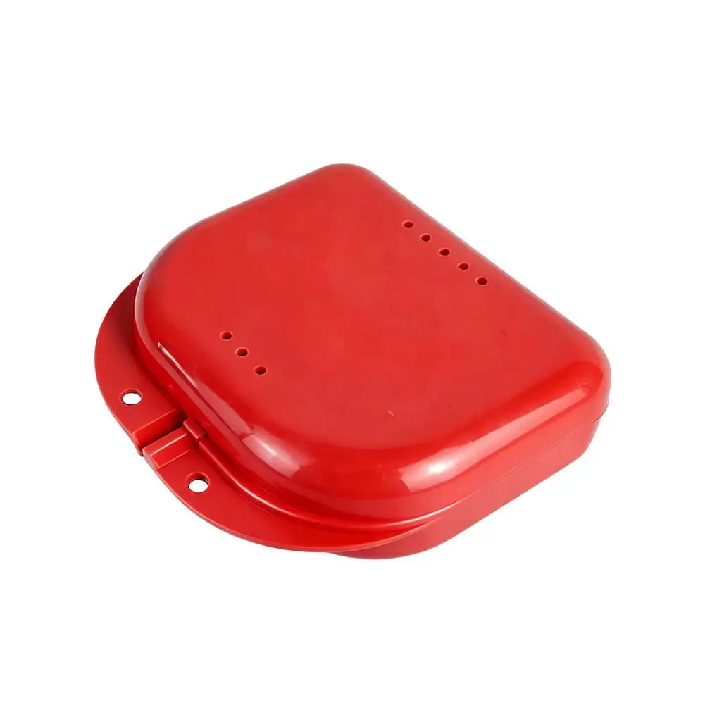 Denture Box Denture Tray Box Orthodontic Braces Protective Cover Ventilation Hole Denture Box Quake G