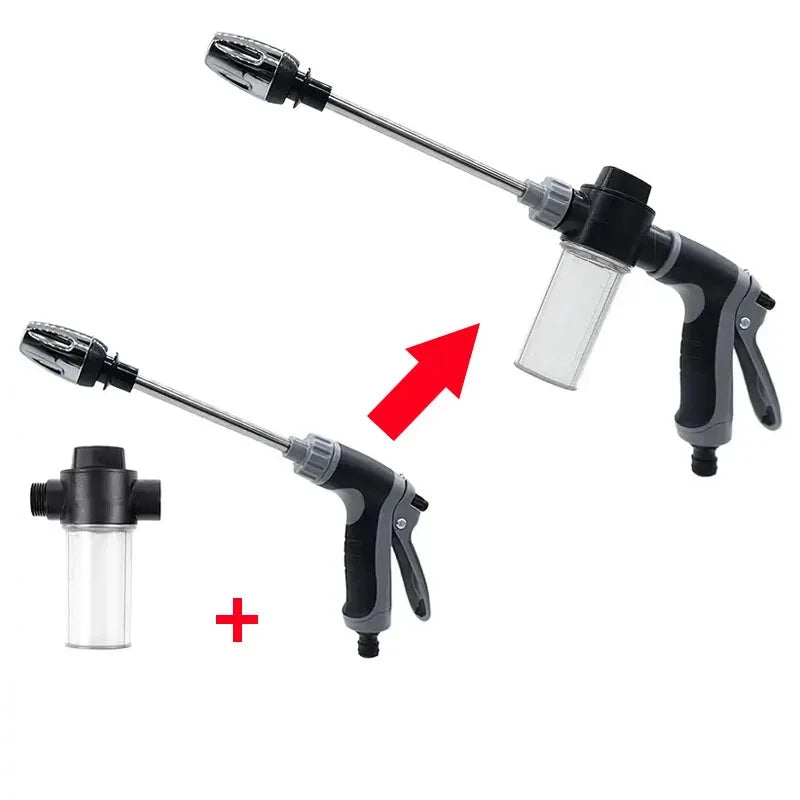 Multifunctional High Pressure Car Wash Water Gun Garden Water Pipe Nozzle Powerful Cleaning For Cars and Gardens Watering Tool Quake