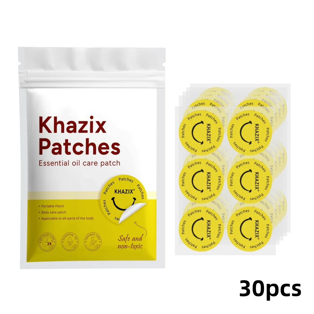30Pcs Energy Patches Natural Ingredients Vegan Friendly Daily Energy Boost Patch Portable Body Stickers for Work Travel Sports Quake 30pcs