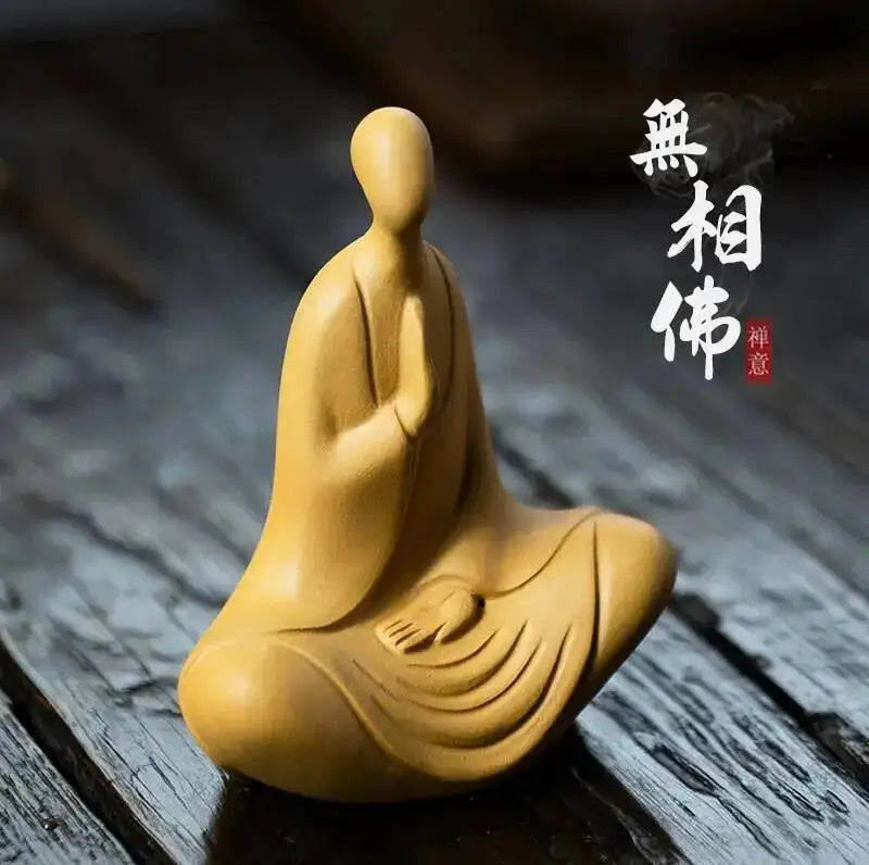 Zisha Tea Pet Buddha Tea Ceremony Tea Set Ornament Clay Little Zen Чайные Украшения Quake