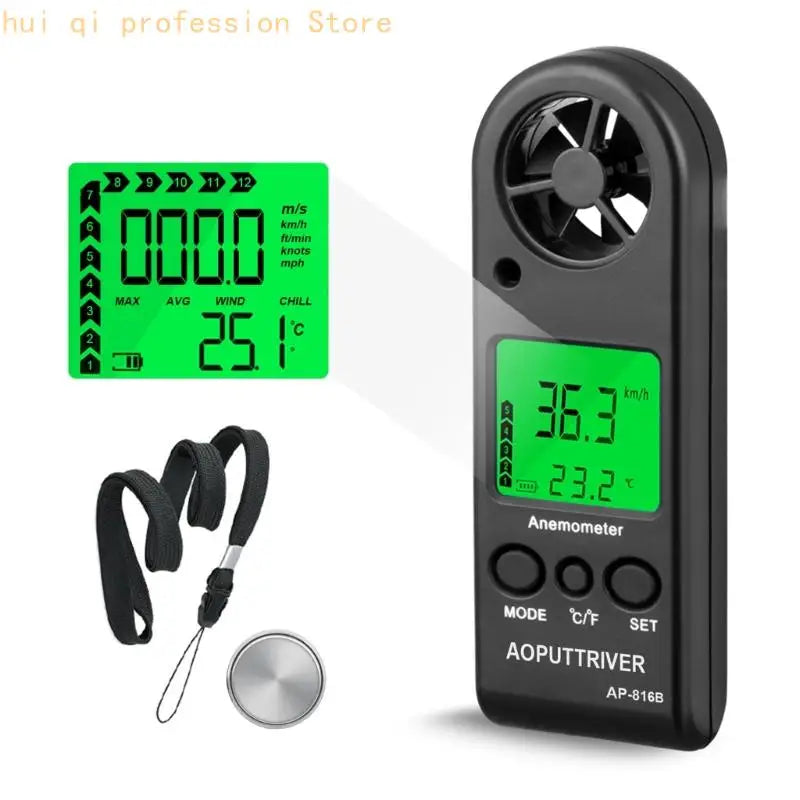5 Unit Digital Anemometer With Wind Speeds Temperature Humidity Pressure Altitudes Measurement For Outdoor H8WE Quake