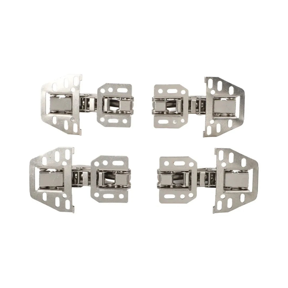 4pcs Spring Cabinet Hinges for For Rvs Homes Cabinets Easy Install No Pre Drilling 90 Degree Opening Hydraulic Dampers Quake