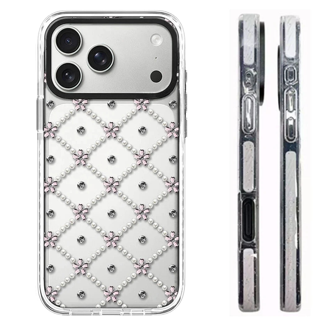 6090129 White Border Magnetic Case: Compatible with IPhone 18 17 16 15 14 Pro Max 18Pro Quake white (MagSafe) iPhone 16 Pro Max