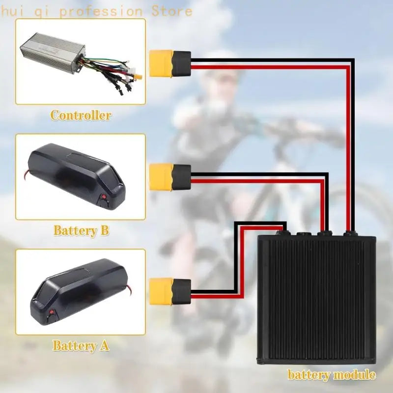 Battery Pack Balance Discharger for E-Bike Maintenance Tasks, Service Workflows, and Energy Storage Debug Applications 2 Pack Quake