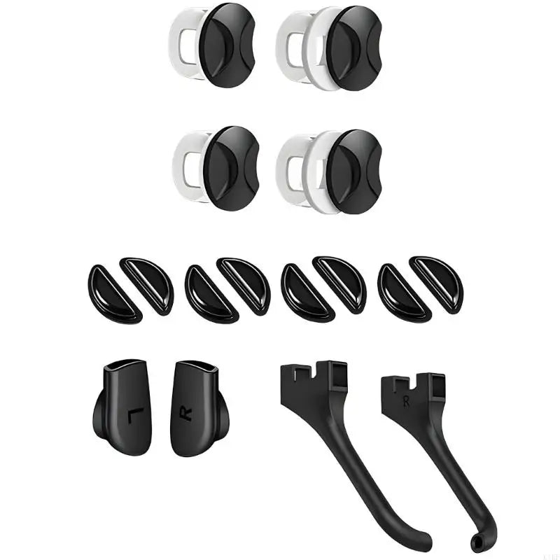 Light Cover and Sound Guide Replacement Set for Glasses with Nose Support Inserts, Ear Contact Parts and ABS Silicone K1KF Quake