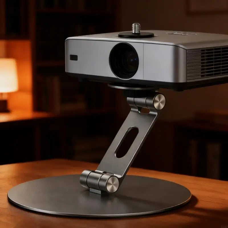 360Degree Rotating Foldable Desktop Projector Stand 1/4 Thread Mount for Projector Portable Use Angles Adjustable K1KF Quake
