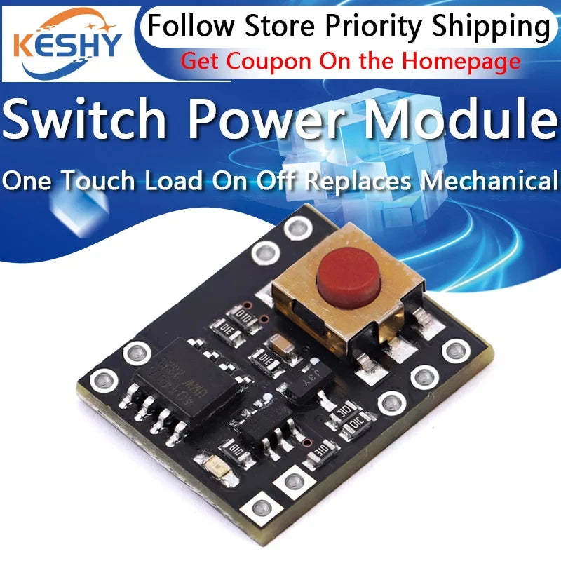 Switch module Power switch Power button module One-touch load on/off Replaces mechanical Quake