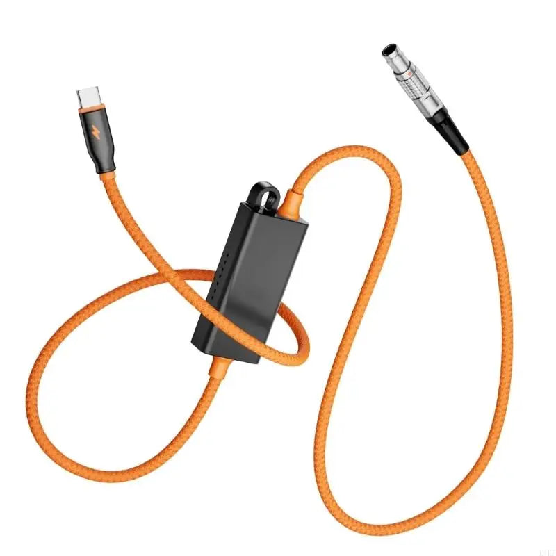 Bidirectional Type-C Power Cable for 2Pin Equipment with Data Transfer, Aluminum Metal Housing, and Integrated Retention K1KF Quake