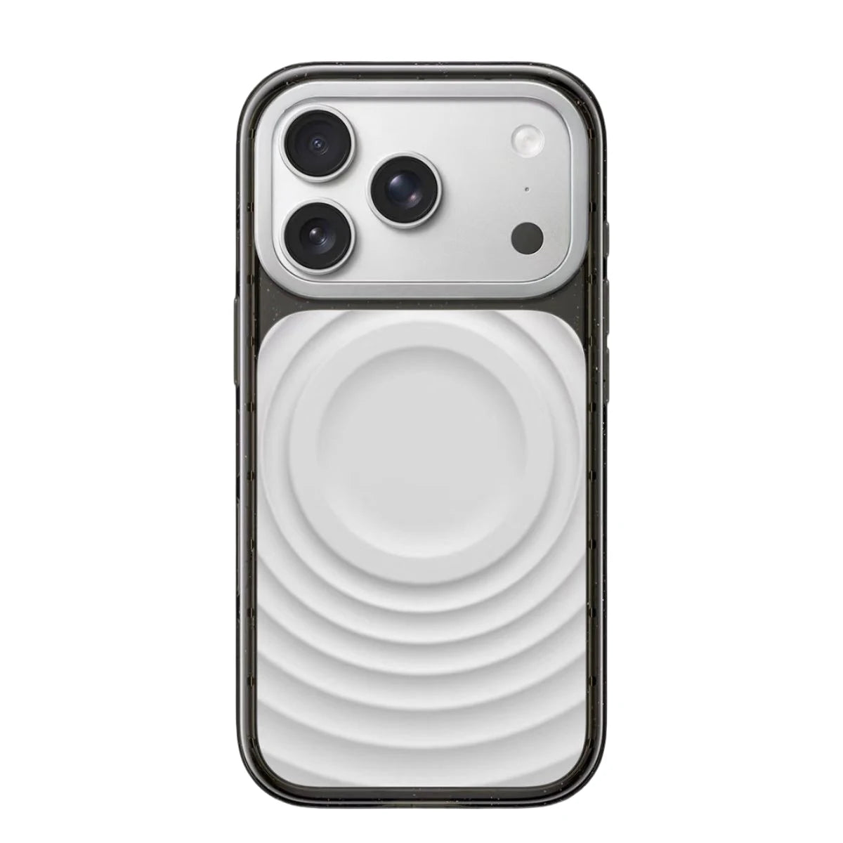 White Camera Frame Impact Case - Wave Magnetic Cover: Compatible with IPhone 18 17 Pro Max 18Pro Quake MagSafe 1 for iPhone18 Pro Max