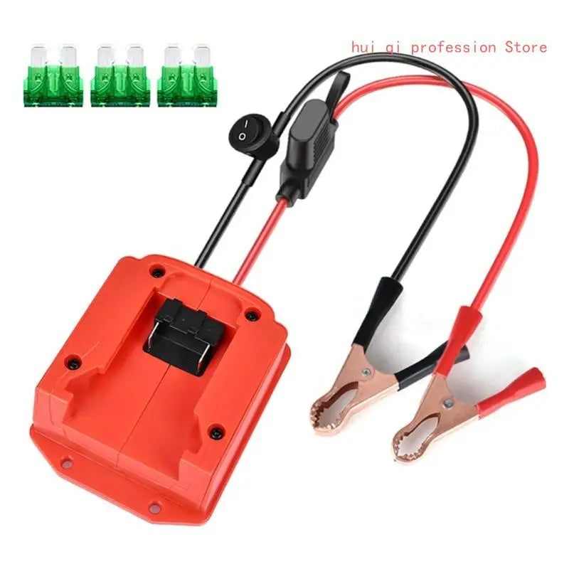 Lightweight Emergency Battery Jump Starter for Multiple Vehicles with Cables Quake