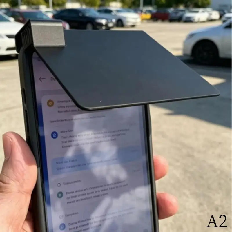 1Pcs Mobile Phone Accessories Enhances Screen Visibility In Strong Light Reduce Sunlight Reflection Mobile Phone Sunshade Quake A2